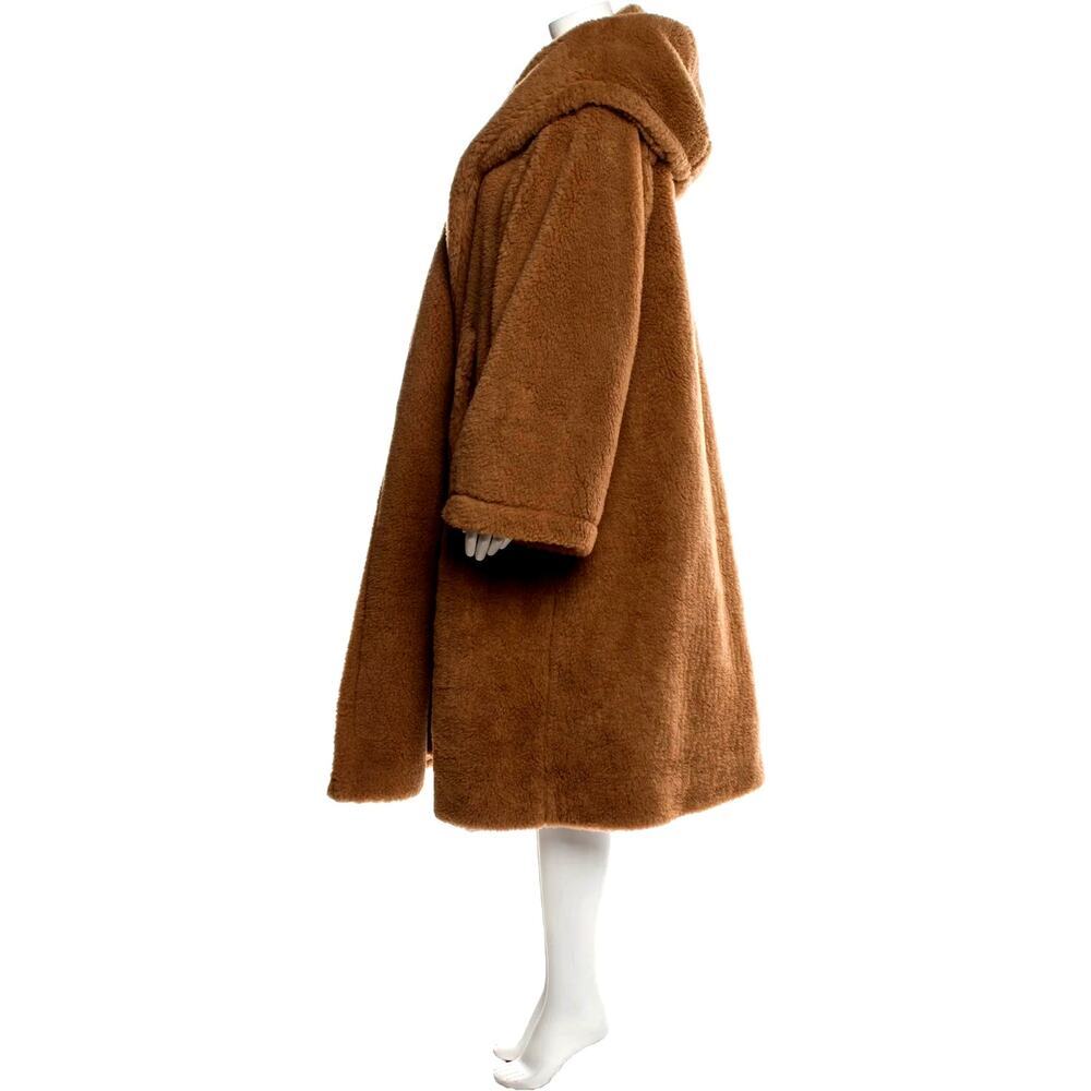 MaxMara **ICONIC** Camel Hooded Teddy Coat !!NWT!! - Picture 8 of 11